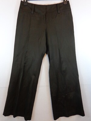 Ann Taylor Pants Women's Lindsay Dress 6 Brown