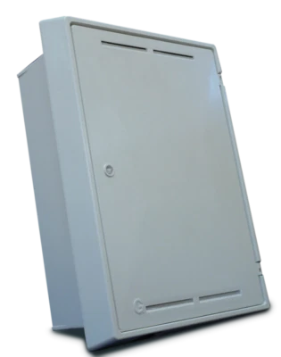 Tricel Gas Meter Box Recessed (595x409x210mm) G01024 (BS8499 compliant)