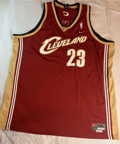 LeBron James Cleveland Cavs Nike Jersey Stitched 23 NBA  size 4XL Length 2 - Picture 1 of 21