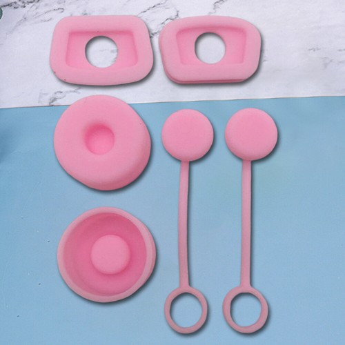 Tappo anti-perdita in silicone per tazza d'acqua da 6 pezzi (rosa)