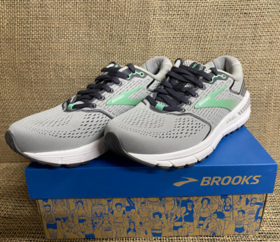 NIB Brooks 1203151B/1D/2E076 Women's Ariel '20 Alloy/Black/Green Athletic Shoe