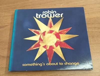 "ROBIN TROWER something's about to change" MANHATON RECORDS, CD, 2015, PROMO - Imagen 1 de 4