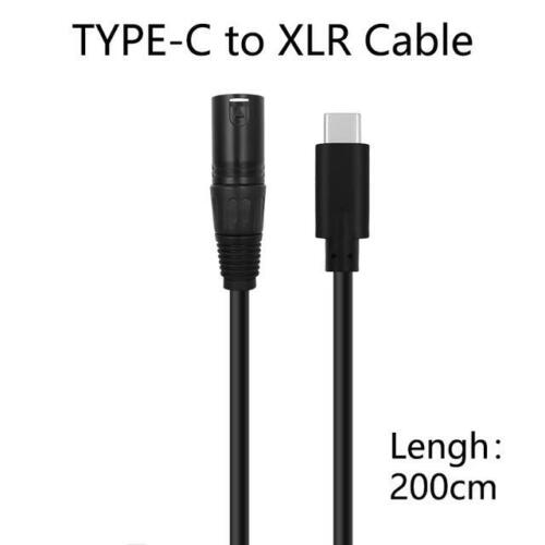 TYPE C to 3pin XLR OFC Audio Cable for Speaker Amplifier Mixer Phone Laptop iPad - Picture 9 of 12