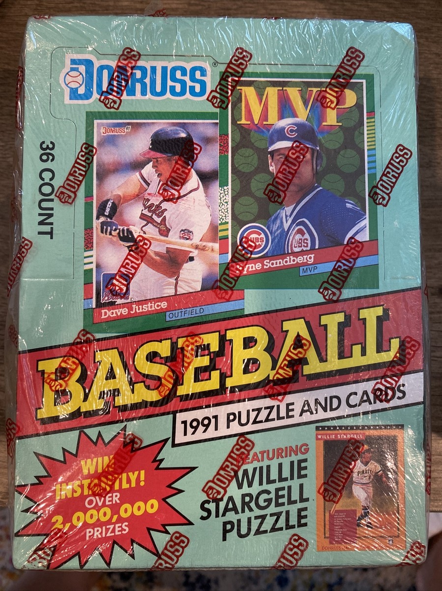 1991 Donruss Baseball Puzzle And Cards Series 2 Factory Sealed Box