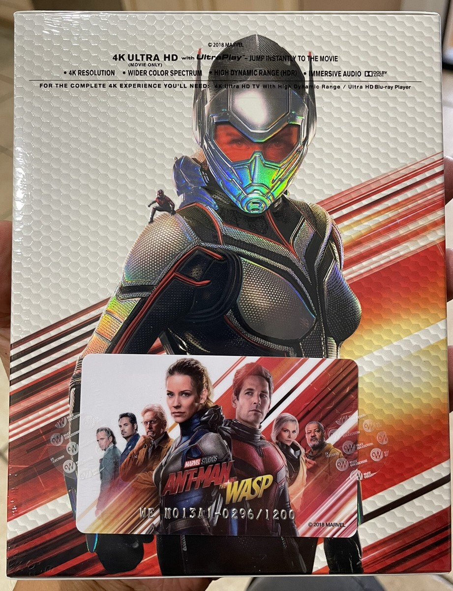 Ant-Man and the Wasp 4K + 2D Blu-Ray Steelbook Full Slip A1
