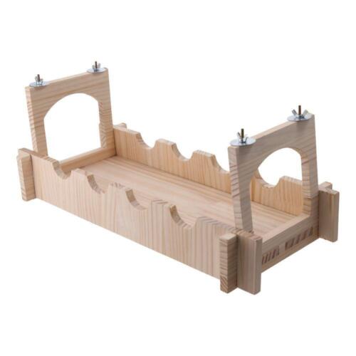 Casa de juegos puente de madera torre de escalada accesorios plataforma resistente interior - Imagen 1 de 9
