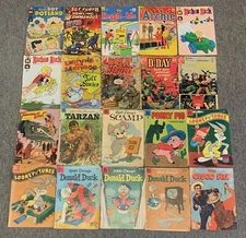 20 READING COPY GOLD+SILVER~Donald Duck,Sgt Fury,Cisco Kid,Richie Rich, more