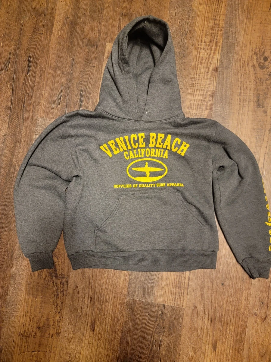 Vintage y2k Hill Heavyweight Venice Beach Surf Wear hoodie size XS USA Made