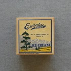 Eureka Brand pint ice cream brick cardboard carton Staunton Creamery Staunton VA — photo 3
