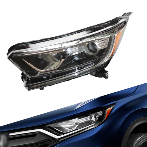 Headlight Set For 2017 2018 2019 2020 2021 Honda CR-V CRV Left Driver Side 1Pc - Picture 6 of 14