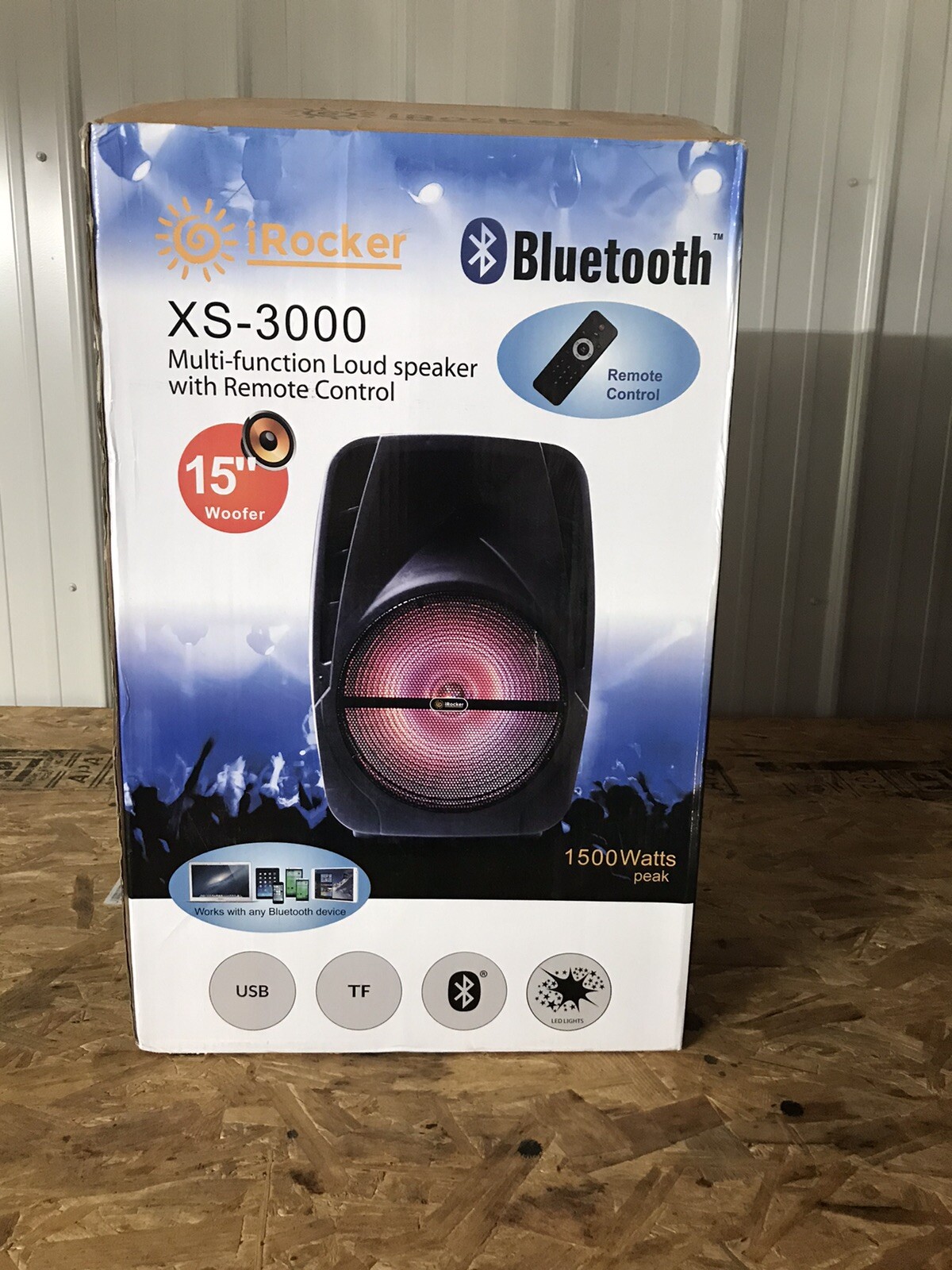 irocker portable bluetooth speaker