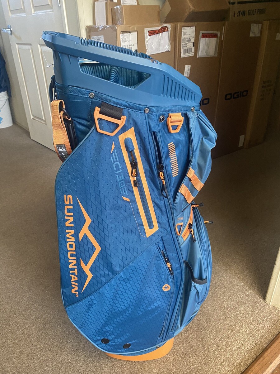 New 2024 Sun Mountain C-130 14 Way Cart Bag Harbor /Spruce New 2024 Sun Mountain C-130 14 Way Cart Bag Harbor /Spruce