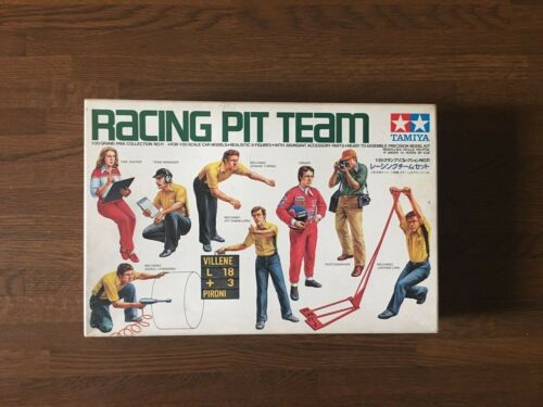 Tamiya 1:20 Scale Racing Pit Team  Plastic Model Kit - New Sealed Box - Picture 1 of 1
