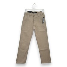 Young Color Boys School Uniform Pants Size 10 In Vintage Khaki