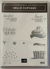 Stampin' Up Hello Cupcake photopolymer stamps Sale-A-Bration SAB