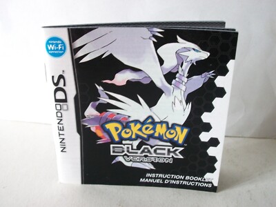 Pokemon Black Version 1 Manual Only NO GAME Nintendo DS