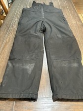 Refrigiwear Insulated Softshell Bib Overalls 0495R - Black - Mens Size L