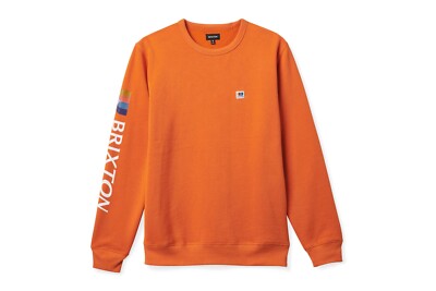 BRIXTON ALTON CREW SWEATSHIRT BURNT ORANGE GR: M BRIXTON