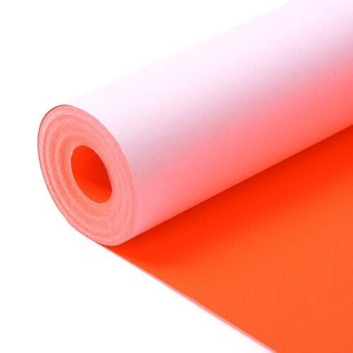 Neon Fluorescent Paper Display Roll Orange 10 Meter Shop Sign Sale