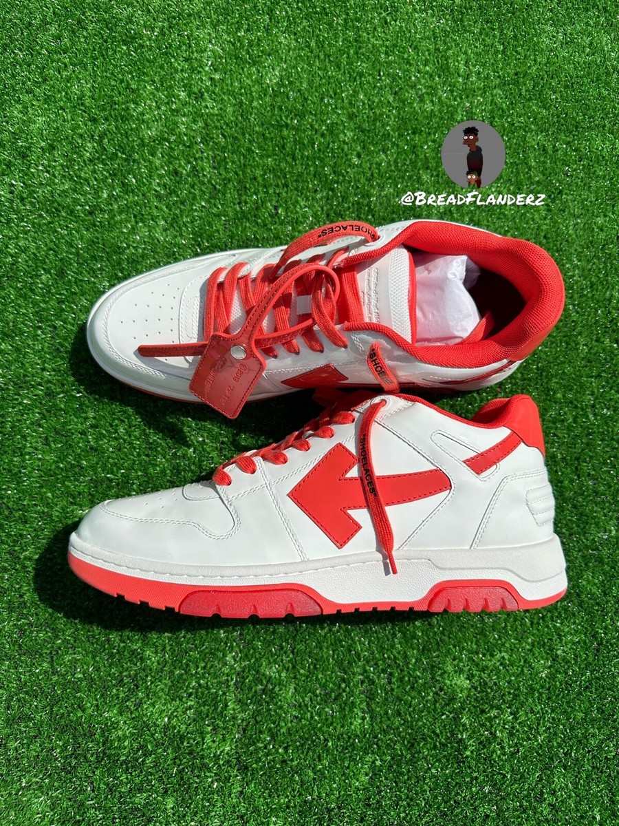 Size 11 - 44EU - Off-White Out Of Office White/Red Cherry Patent