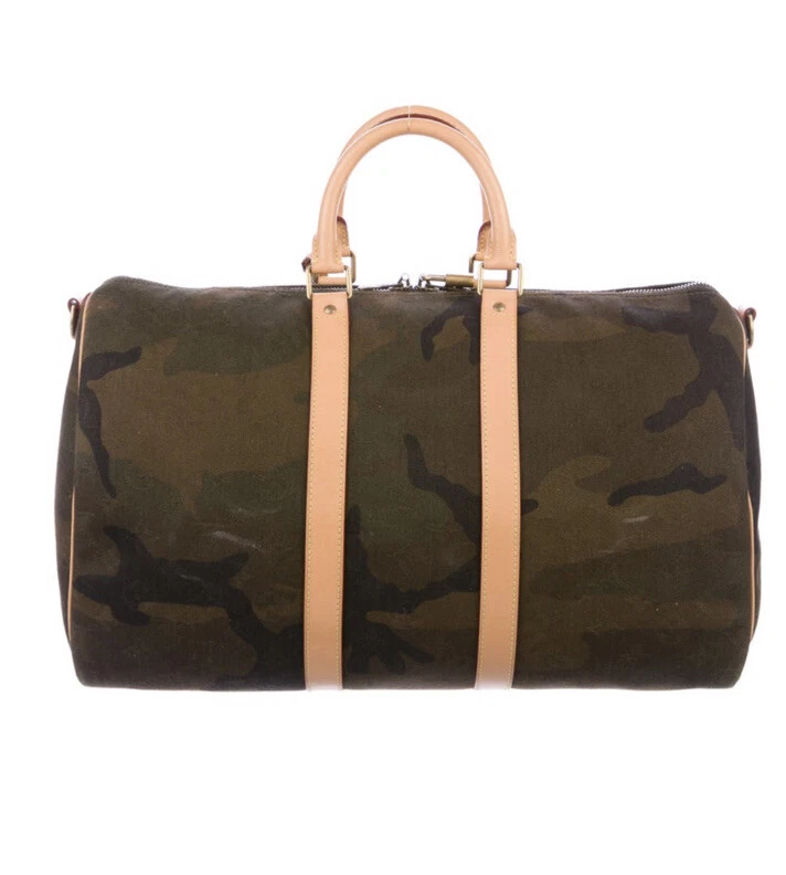 Supreme lv camo duffle bag Clearance