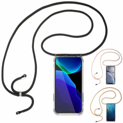 Handy Kette Hülle für Apple iPhone Umhänge Tasche Hals Band Case Schnur Kordel