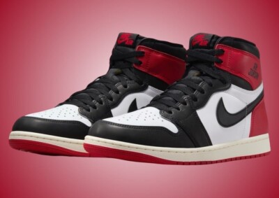 Nike Air Jordan 1 Retro High OG Black White Red Men\'s Athletic Sneakers Air Jordan 1 Retro High OG Flight Club Men main image 4