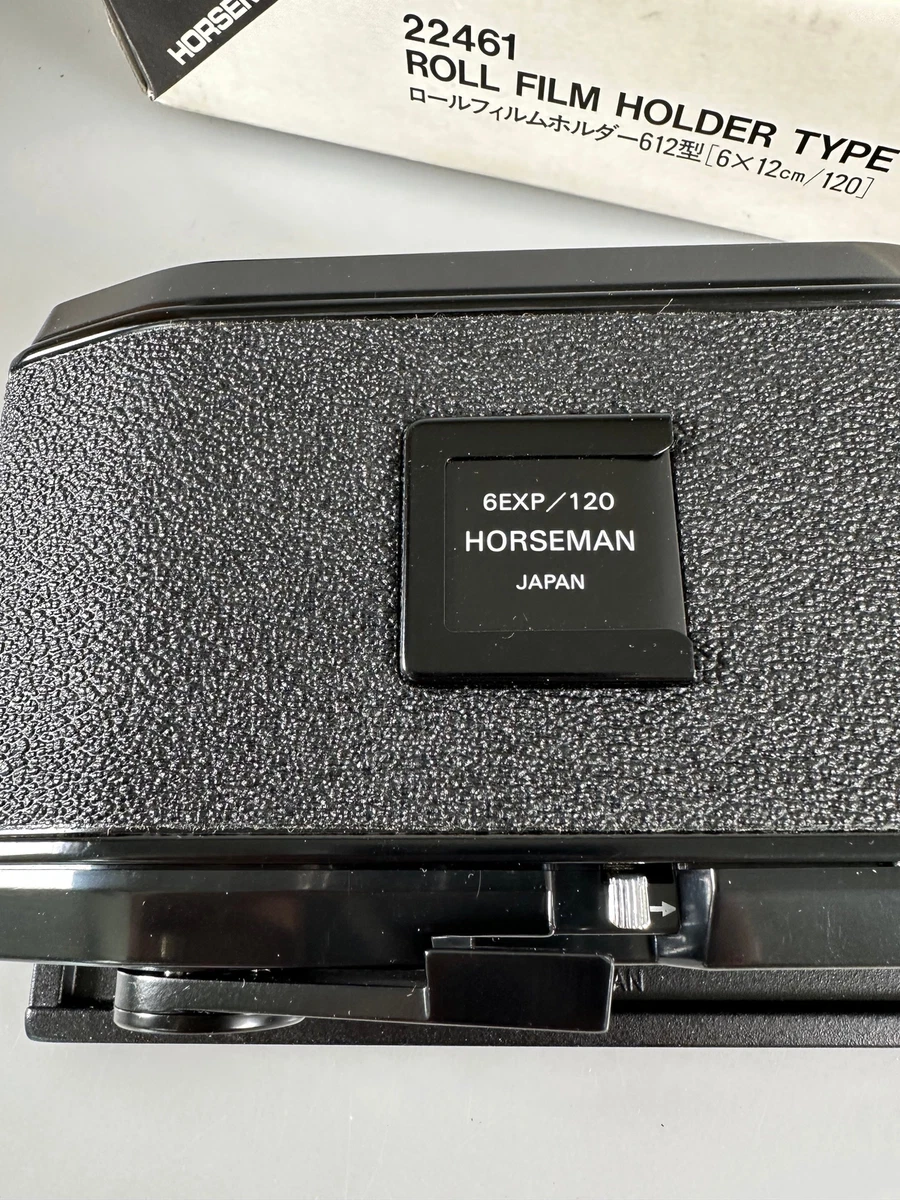 Horseman Type 612 4x5 120 Roll Film Holder 6x12 6 Exposures 22461