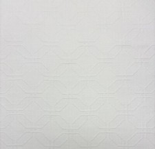 BALLARD DESIGN RINGWALD ALABASTER WHITE InsideOut GEO FABRIC BY THE YARD 54"W