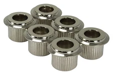 AllParts 10mm Conversion Bushings Set of 6 Nickel