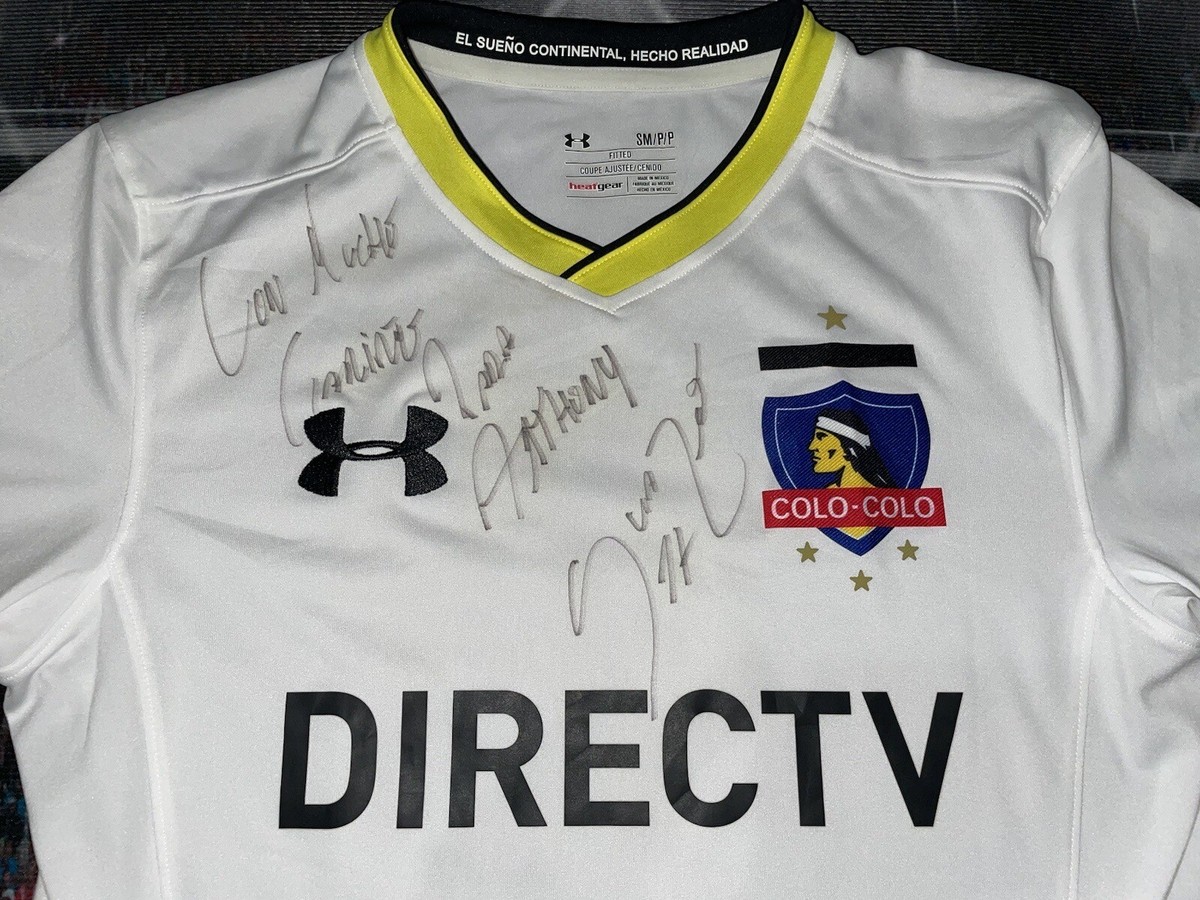 Colo Colo Gabriel Suazo #17 Under Armor Jersey Sz Small Autographed NO COA