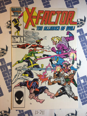  X-Factor vs. Alliance of Evil Comic Book Issue No.5 1986 Marvel Comics 12291