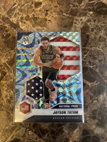 Jayson tatum blue mosiac reactive national pride Boston Celtics nba champs!! - Picture 2 of 3