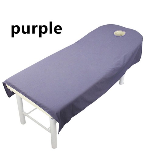Elastic Beauty Massage Bed Cover With Hole Salon Spa Couch Sheet Table Bedding - Picture 20 of 20