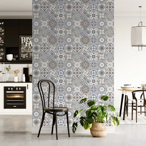 24-96Pcs Moroccan Tile Stickers Kitchen Bathroom Self-adhesive Wall DIY Decor - Picture 8 of 16