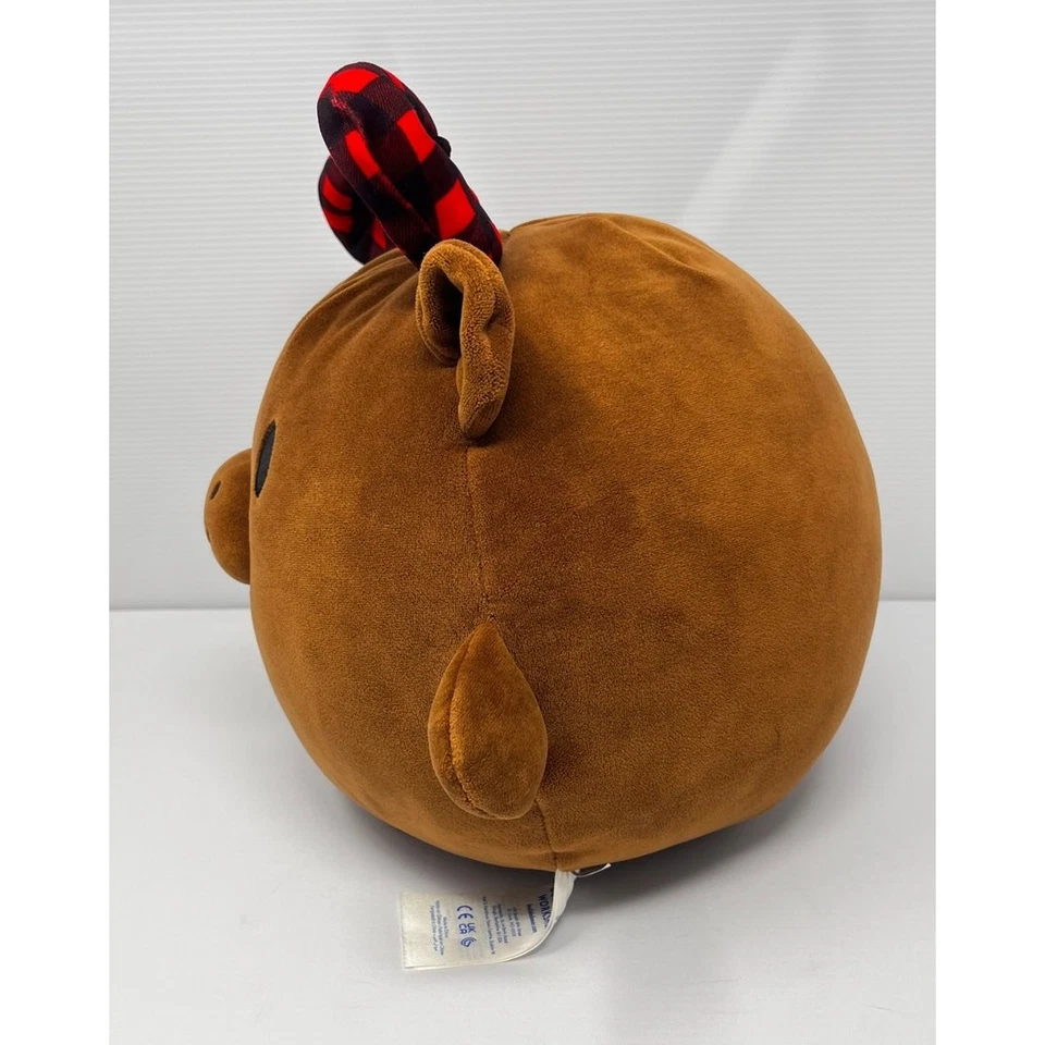 Juguete de peluche SKOOSHERZ Buffalo Check Moose Build A Bear usado en buen estado Foto 4 de 4