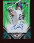 2022 Topps Finest #FRDACR Cal Raleigh Finest Rookies Mariners RC Auto Green /99