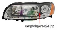 Lexmond Hauptscheinwerfer Links Halogen H9 H7 FüR Volvo V70 II XC70 Bj.00-07