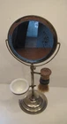 Antique Vintage Apollo Shaving Beveled Mirror Stand Milk Glass Mug Fuller Brush