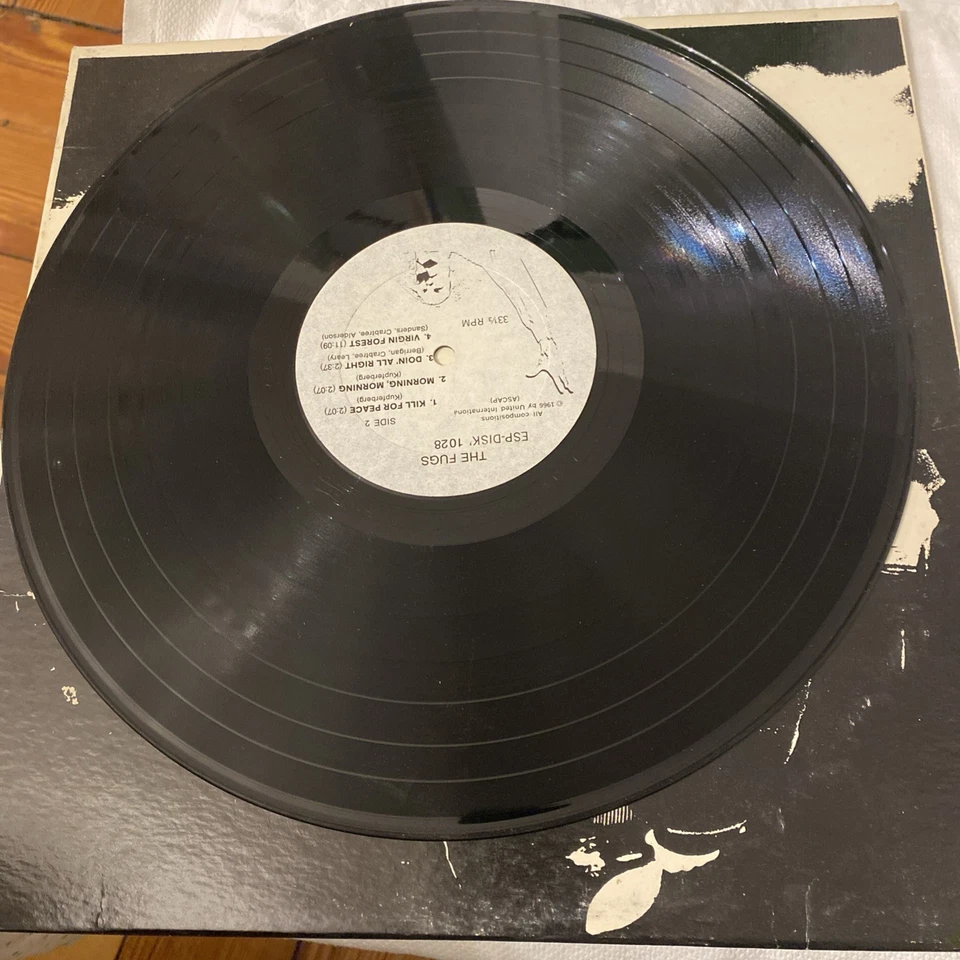 THE FUGS-Self Titled Vinyl LP-Italy Import-Bass Record Reissue Stereo Foto 4 de 4