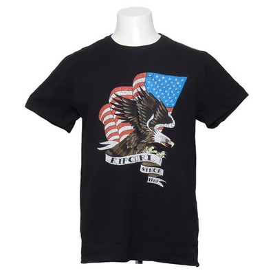 Rip Curl, T-shirt, Größe: M, Schwarz/Mehrfarbig, Baumwolle, Print, Herren #PRJ