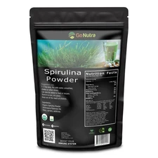 Spirulina Powder Organic 1 lb. Pure Non-Gmo Non-Irradiated Blue Algae Superfood