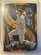 2025 Panini Select - Premier Level Nick Kurtz #102 Orange Flash Prizm (RC)