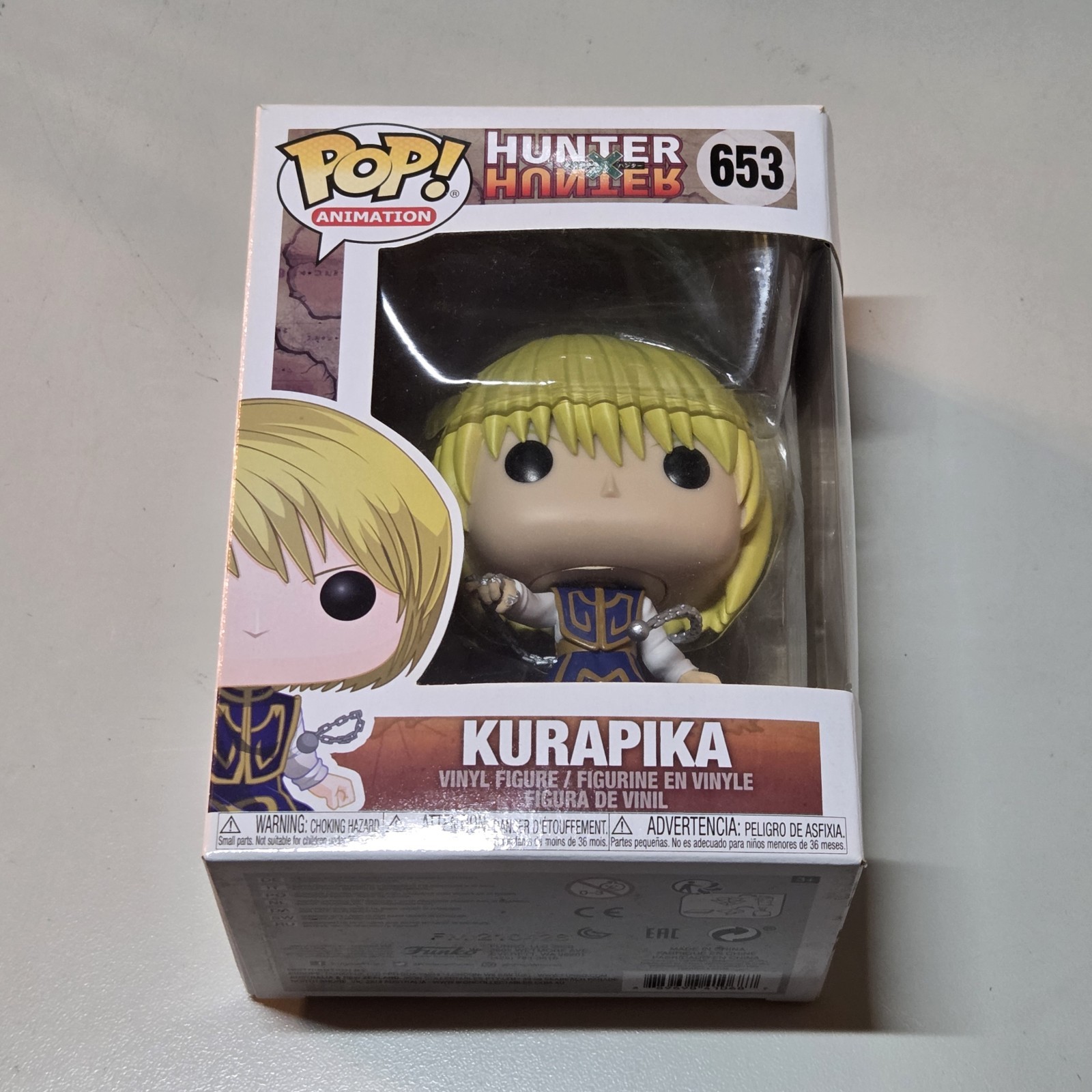 Funko Pop! Animación Hunter X Hunter - Kurapika, 653 Caja Nueva No Como Nueva