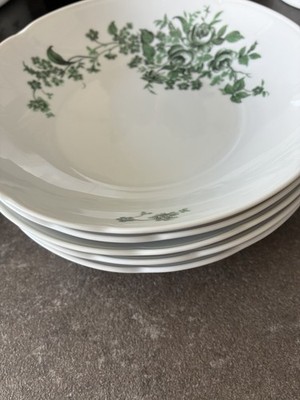 Seltmann Weiden Gloria grüne Rose Suppenteller tiefe Teller 20 cm