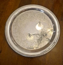 Vintage Castleton International Silver Company Plate Platter Tray 670 12”D