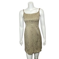 Y2K Campagnie Internationale Express Jacquard Mini Dress Womens Size 5/6 Vintage