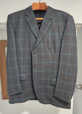 Vintage 1960s Mens Hardy Amies 3 Piece Suit Merino Wool EXCELLENT Size 42