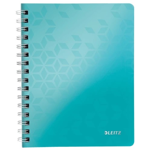 Leitz WOW Notebook A5 ruled wirebound with PP cover 46390051