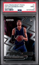 PSA 2023 Panink Prizm Victor Wembanyama RC Fearless Draft Picks Mint POP/175🦄🔥